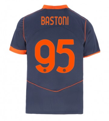 Inter Milan Alessandro Bastoni #95 Tredjetrøje 2025-26 Kortærmet
